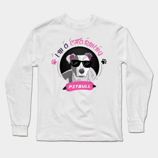 pitbull I'M A CHARMING Long Sleeve T-Shirt